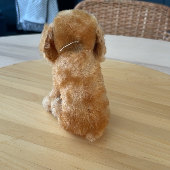 Vintage Steiff sitting dog mohair. No tag or button. - Picture 3 of 7